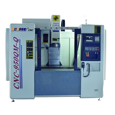 เครื่องแมชชีนนิ่งเซ็นเตอร์แนวตั้ง ซีเอ็นซี 3 แกน ขนาดโต๊ะ 1500x420 มม